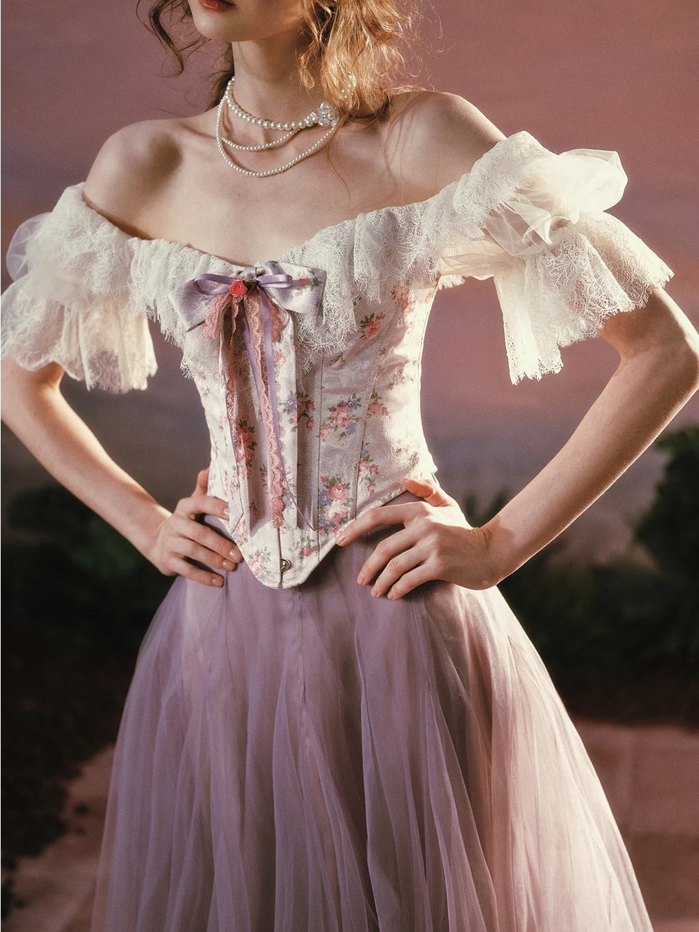 NEW LaceMade Starlit Fairy Tale Corset Top - Picture 9 of 14